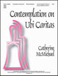 Contemplation on Ubi Caritas Handbell sheet music cover